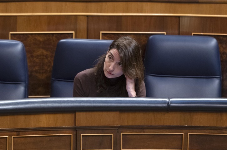 La ministra española de Justicia, Pilar Llop, en una reciente imagen tomada en el Congreso español. 