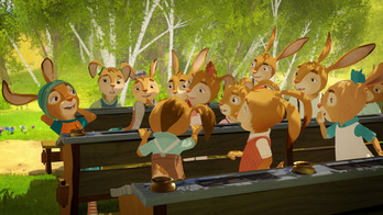 La escuela de conejos de esta animación alemana.