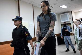 Brittney Griner fue detenida en Rusia el pasado mes de febrero.