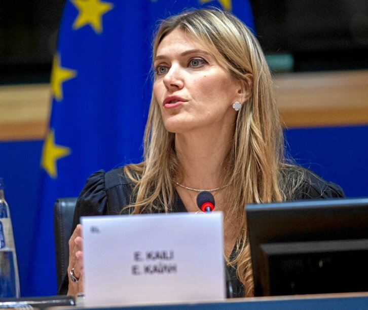 La eurodiputada griega Eva Kaili.