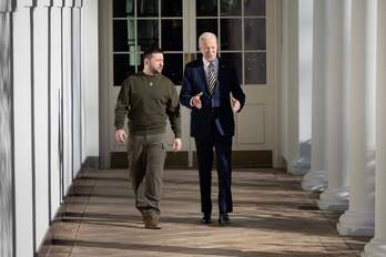 Zelenski y Biden, en la Casa Blanca. 