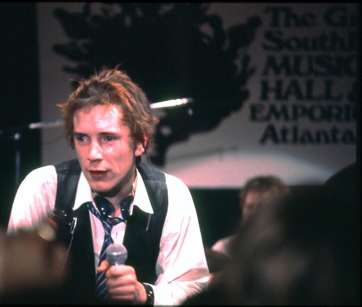 Johnny Lydon (Johnny Rotten), líder de Sex Pistols.