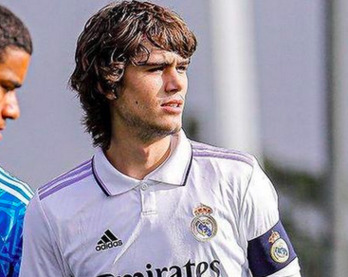 Julen Jon Guerrero ha jugado en la cantera del Real Madrid las últimas tres temporadas.