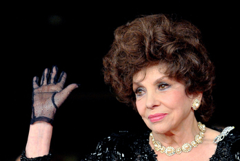 La actriz italiana Gina Lollobrigida.