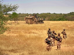 Soldadu frantziarrak, Burkina Fason.