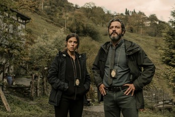 Iria del Río e Isak Férriz, protagonistas de ‘Infiesto’, de Patxi Amezcua.