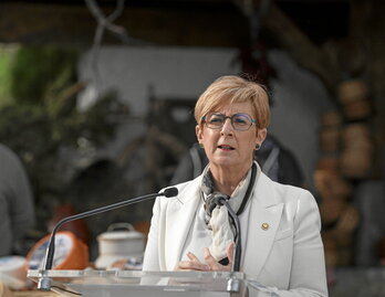 La consejera Arantxa Tapia en un acto público.