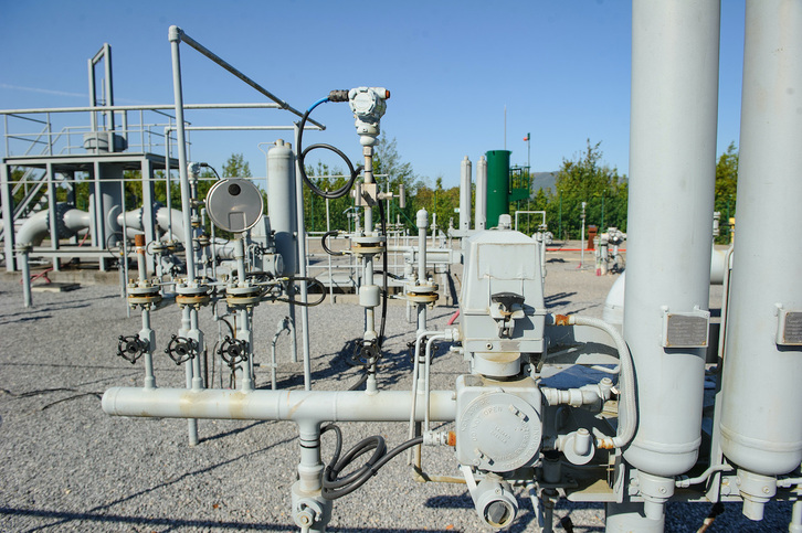 Las instalaciónes de Euskadour, durante la visita institucional de septiembre.