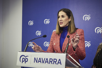 La senadora Ruth Goñi, ahora miembro del PP. 