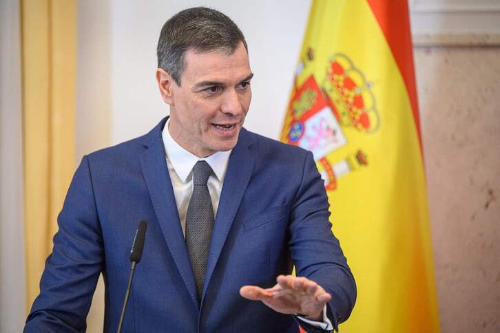 El presidente del Gobierno español, Pedro Sánchez, este viernes en una visita a Eslovenia.