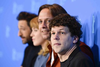 Jesse Eisenberg este sábado en Berlín.