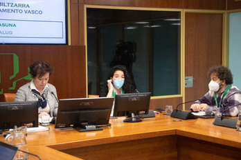 Isabelle Delgado y David Rubén Fulgueral, asociación Long Covid Euskal Herria.