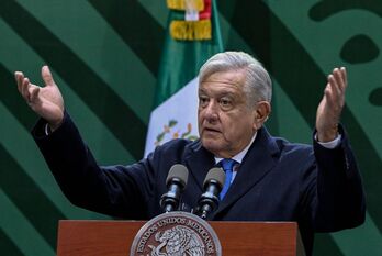 Andres Manuel Lopez Obrador, Mexikoko presidentea. 