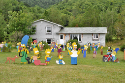 The Simpsons telesaileko hainbat pertsonaia.