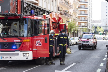 Foto de archivo de los bomberos de Gasteiz
