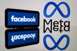 Facebook sare sozialeko irudia, Meta plataformsen logoarekin bat