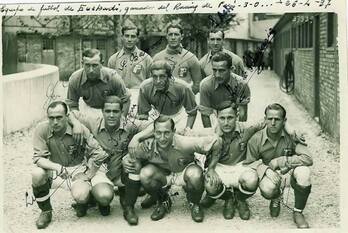 Primer partido en París, el 26 de abril de 1937, el día del infausto bombardeo de Gernika.