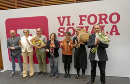 El acto final del Foro Social tuvo momentos emotivos.