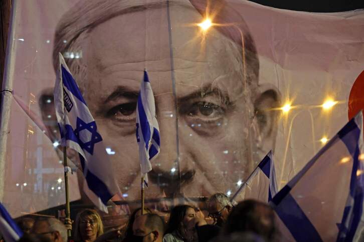 Las protestas contra Netanyahu por esta reforma fueron las mayores de la historia de Israel, silenciadas luego por el ataque a Gaza.