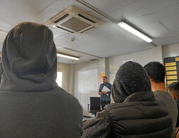 Sesión grupal de tratamiento en el Centro Penitenciario Quatre Camins 2.