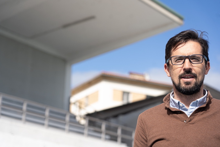 Rodrigo Domínguez, presidente de la Federación Navarra de Atletismo.