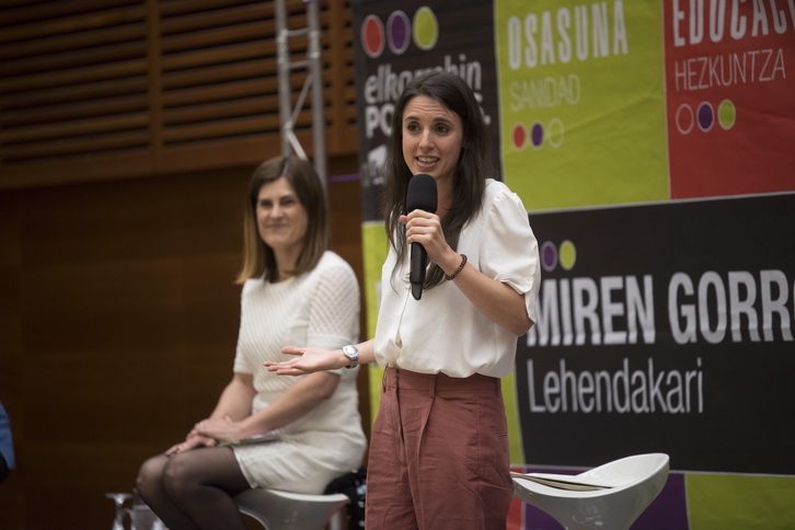 La ministra de Igualdad, Irene Montero, en una imagen de archivo.