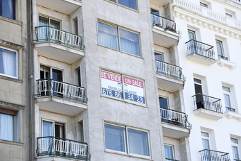 Un piso en venta en Donostia, en una imagen de archivo.