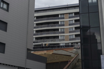 Viviendas en la zona de San Bartolomé, en Donostia.