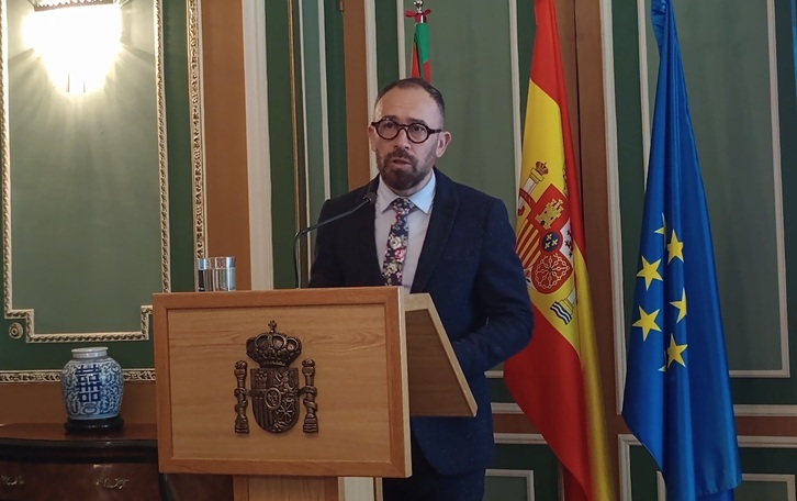 Denis Itxaso, delegado del Gobierno español en la CAV.