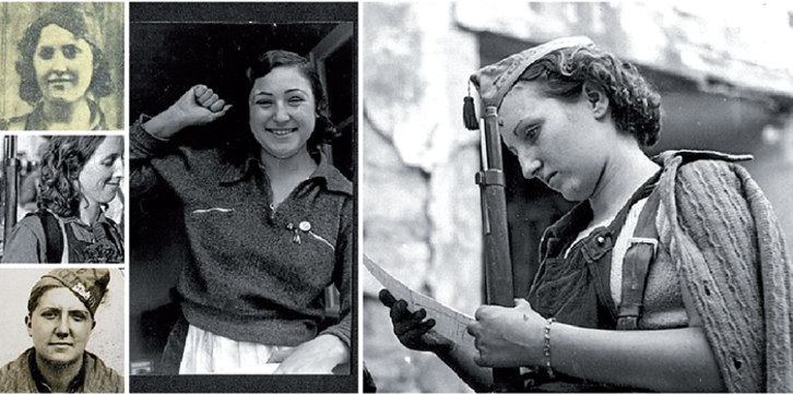 Fotografías: Museo Virtual de la Mujer Combatiente