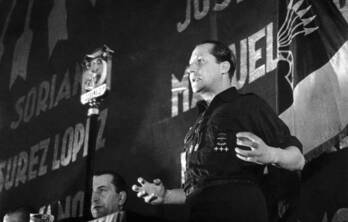 Primo de Rivera, fundador de Falange y fusilado durante los primeros meses de la Guerra de 1936.