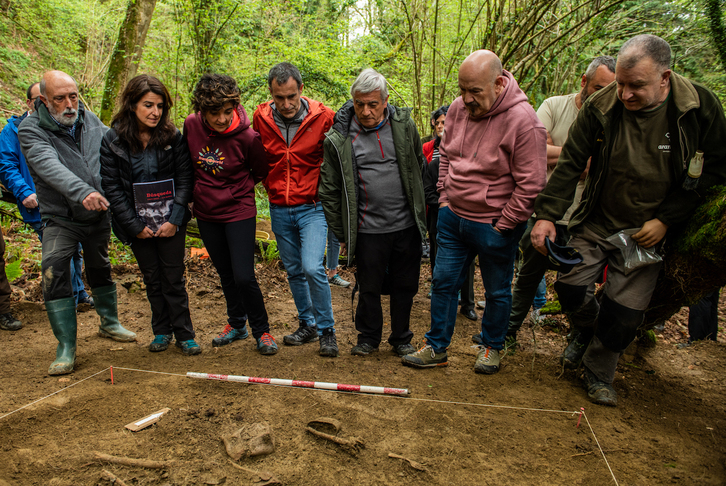 Los restos han sido hallados en el monte Larragan. 