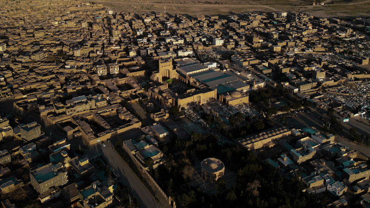 Vista aérea de la ciudad afgana de Herat. 