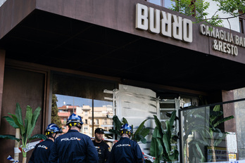 El restaurante en el que se produjo el incendio.