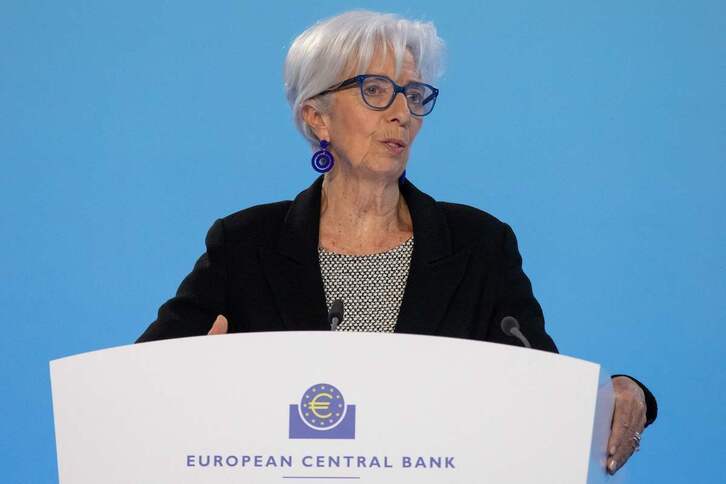 Rueda de prensa de la presidenta del BCE, Christine Lagarde.