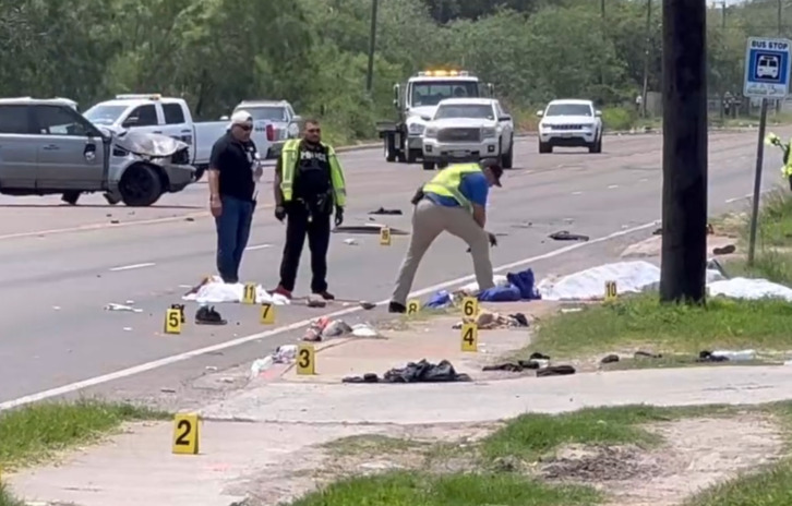 Lugar del incidente en Brownsville, donde han muerto al menos 7 personas.