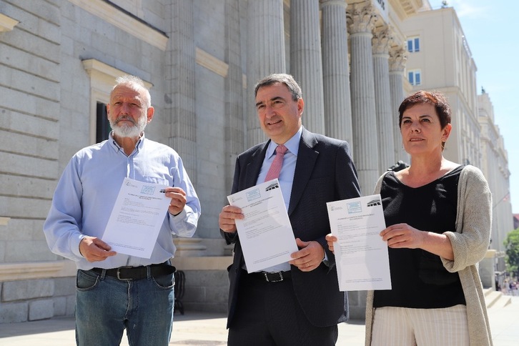 Iniciativa conjunta de EH Bildu, PNV y Podemos para pedir un cambio en la ley que facilite la desanexión de Usansolo.