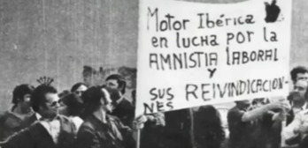 Iruñean 1973an izan zen Motor Iberica enpresako grebaren inguruan izandako mobilizazioa.