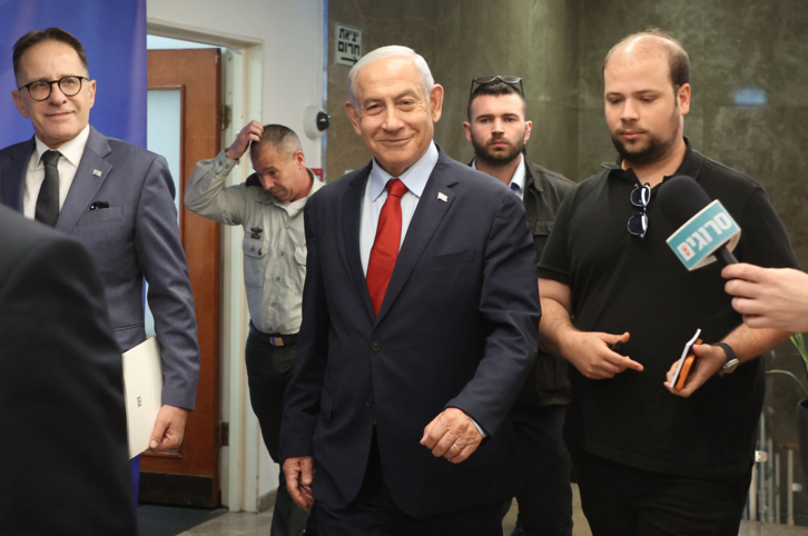 El primer ministro israelí, Benjamín Netanyahu, este domingo en Jerusalén.