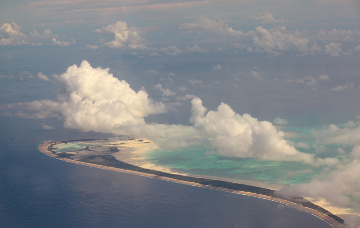 Kiribati uhartea airetik.