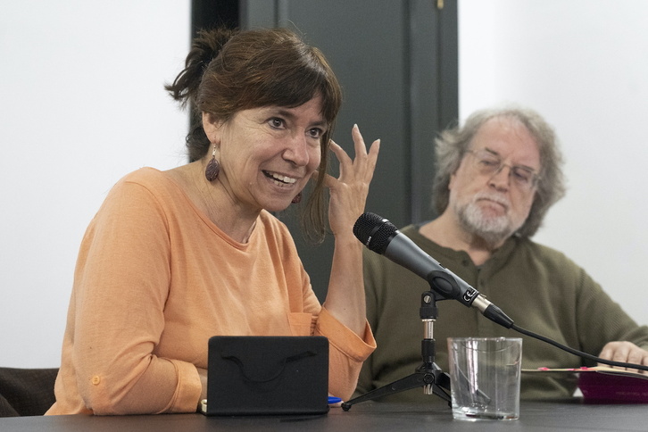 Yayo Herrero ha presentado sus dos últimos libros en Bilbo.