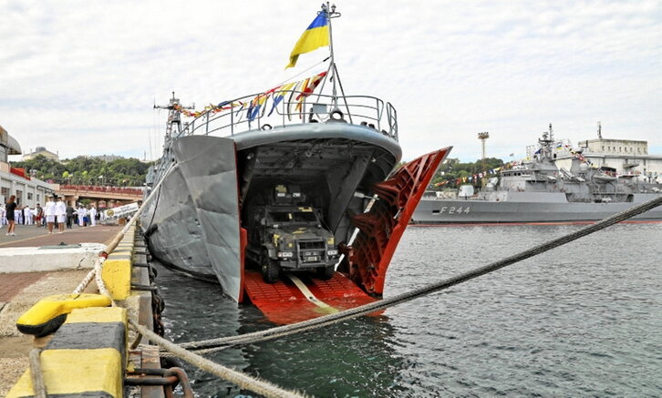 El Yuri Olefirenko, en el puerto de Odessa.