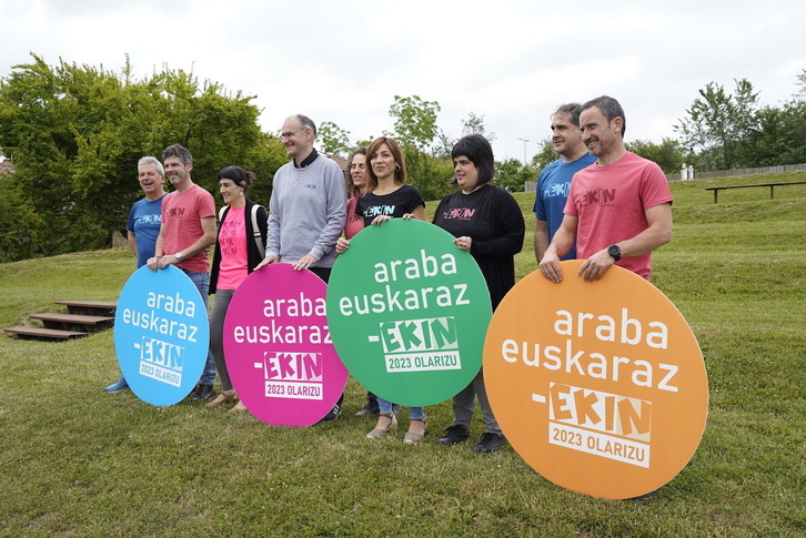 Olarizun bertan jakinarazi dute Araba Euskaraz ‘Ekin’-en egitaraua.