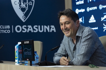 Braulio Vázquez ha hecho balance de la extraordinaria temporada que ha protagonizado Osasuna.