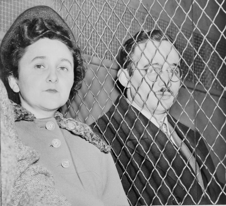 Ethel Rosenberg eta Julius Rosenberg 1951n.