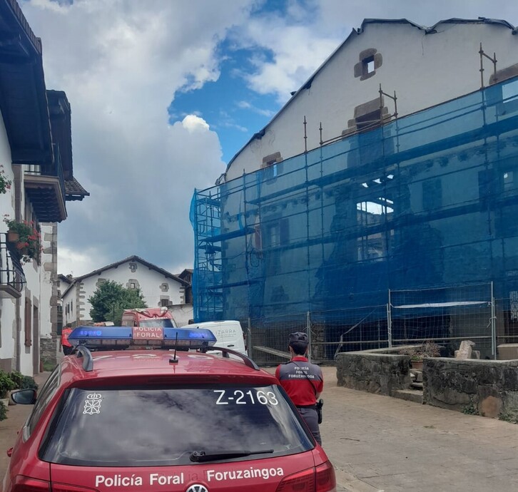 Vivienda en la que se ha registrado el accidente mortal.