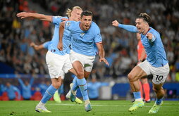 Rodri marcó el gol de la victoria del Manchester City.