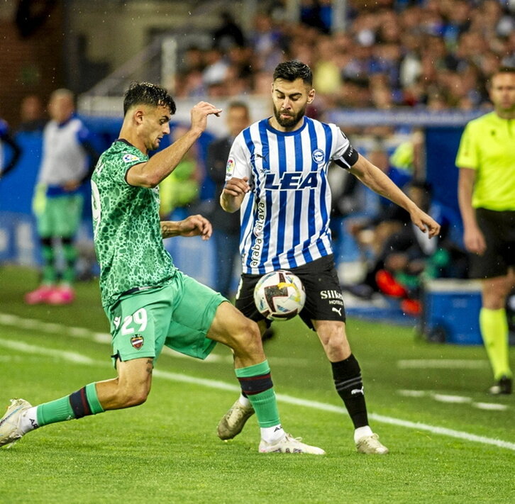 El Alavés no ha ganado al Levante este año.