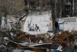 Banksy-ren lana Ukranian.
