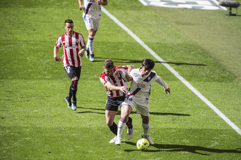 Foto de archivo de un duelo entre Athletic y Eibar.